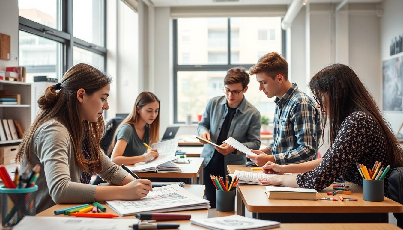 Organized study environment supporting productive learning