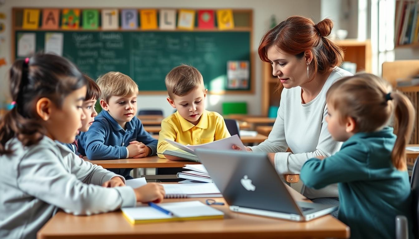 Structured study materials and learning resources on a desk